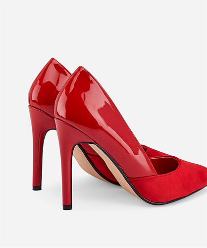 zapatos tacón rojo, tacones rojos