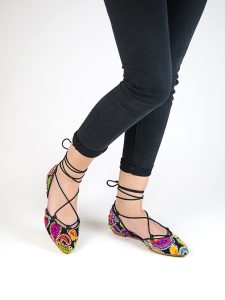 zapatos estampados mercedita