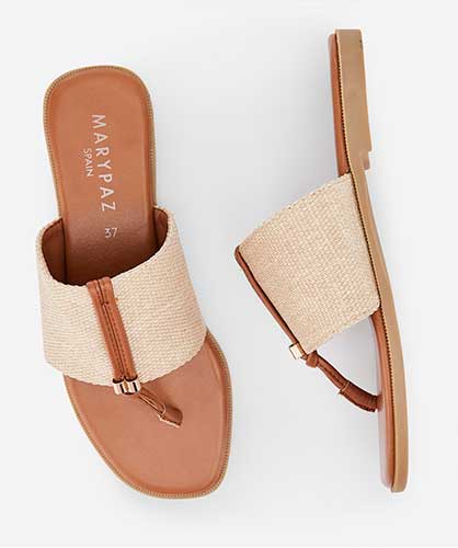 sandalias de dedo baratas